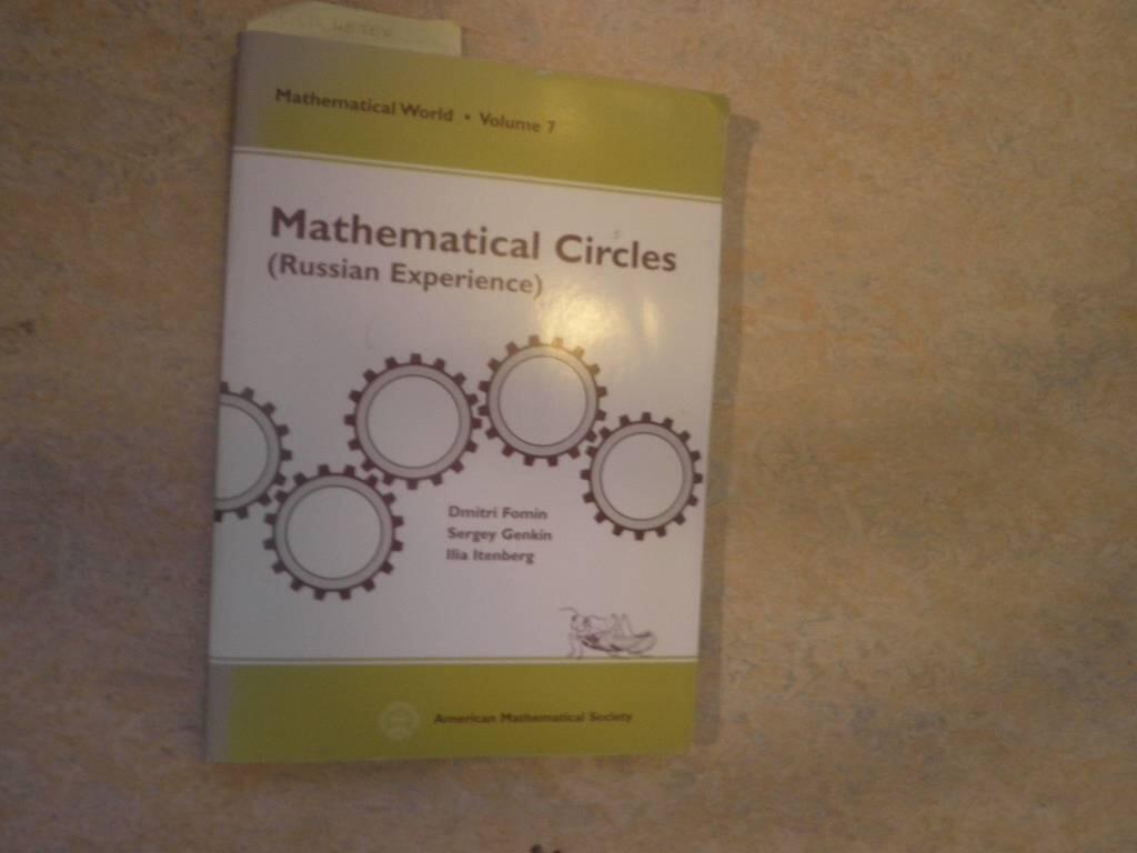 Mathematical circles - (Russian experience)