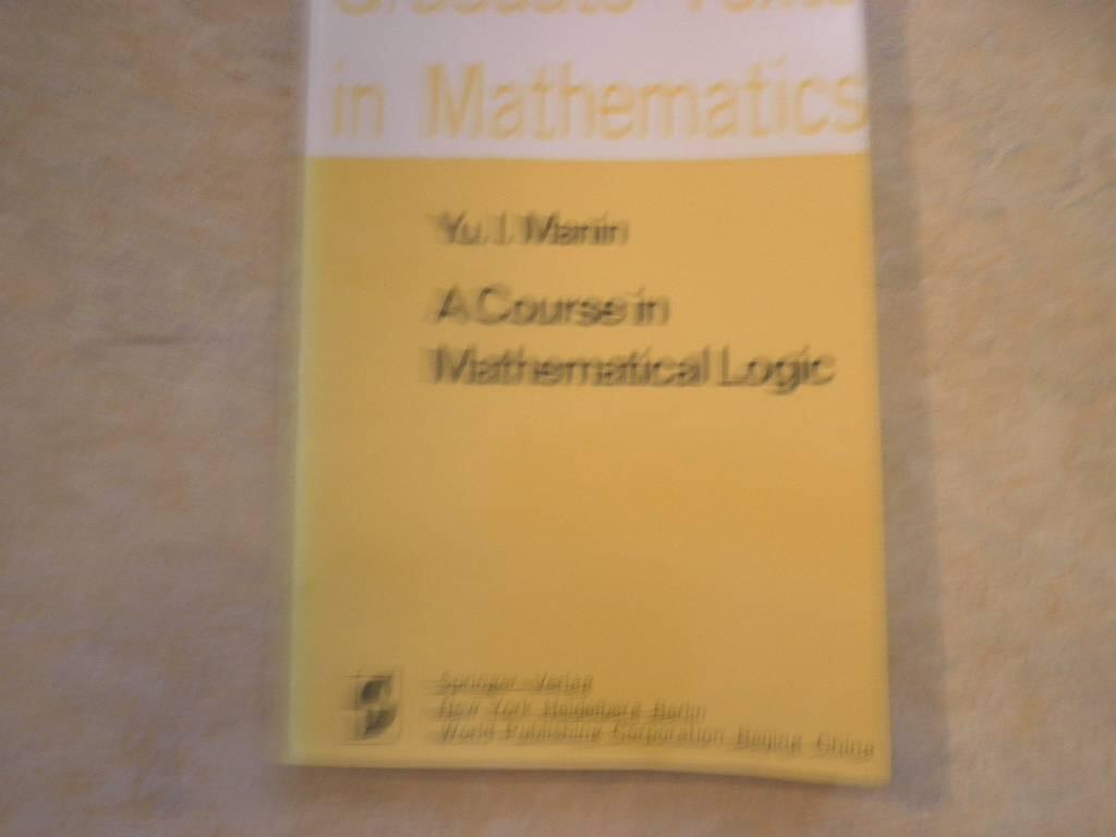 A course in mathematical logic