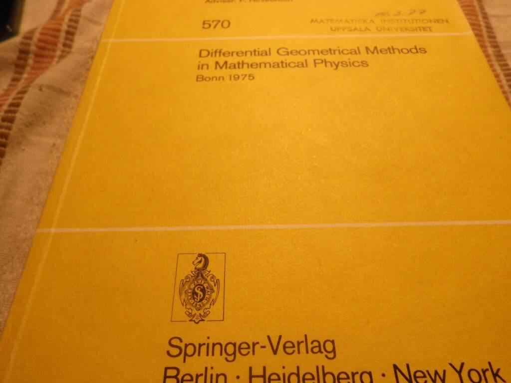 Differential geometrical methods in mathematical physics