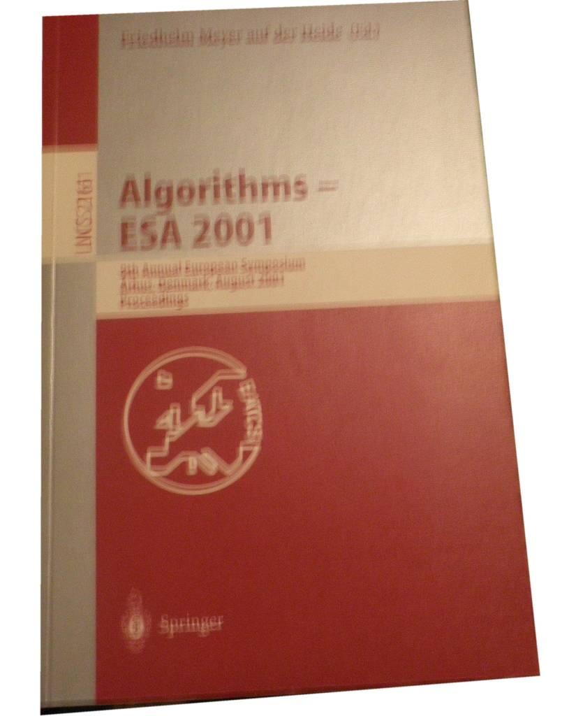 Algorithms - ESA 2001