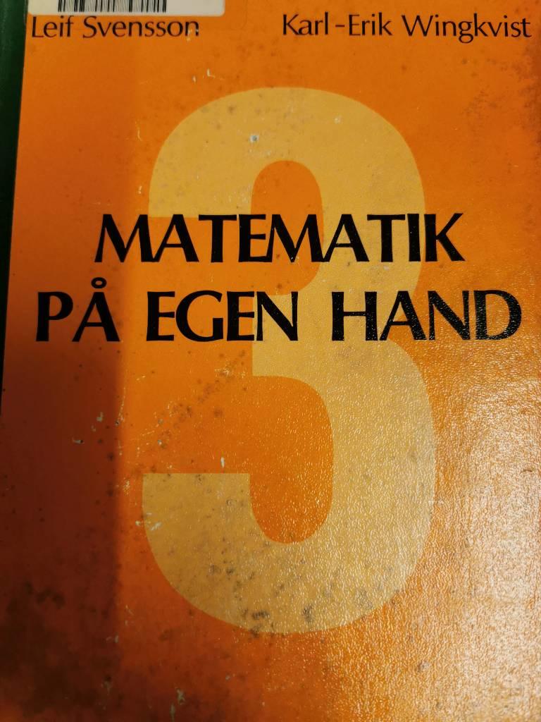 Matematik p&aring; egen hand