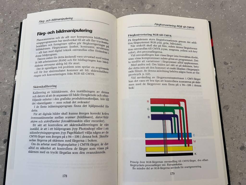 Klart för tryck : grafisk grundkunskap för alla som sysslar med trycksaker : en bok om manus, sättning, repro, tryckning, typografi m m