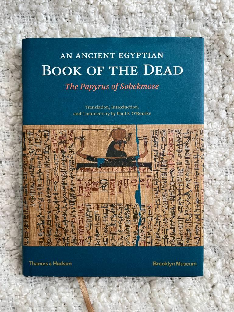 Ancient Egyptian book of the dead - the papyrus of Sobekmose