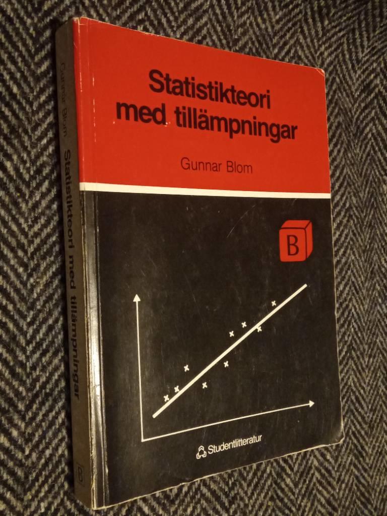 Statistikteori med tillämpningar