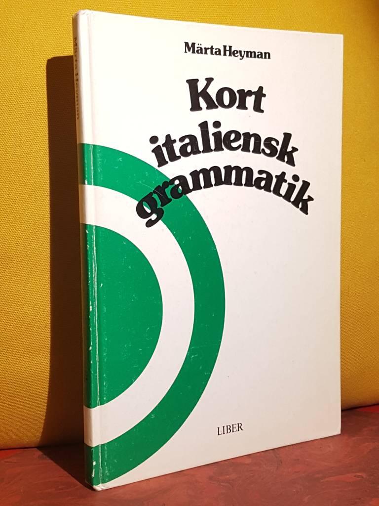 Kort italiensk grammatik