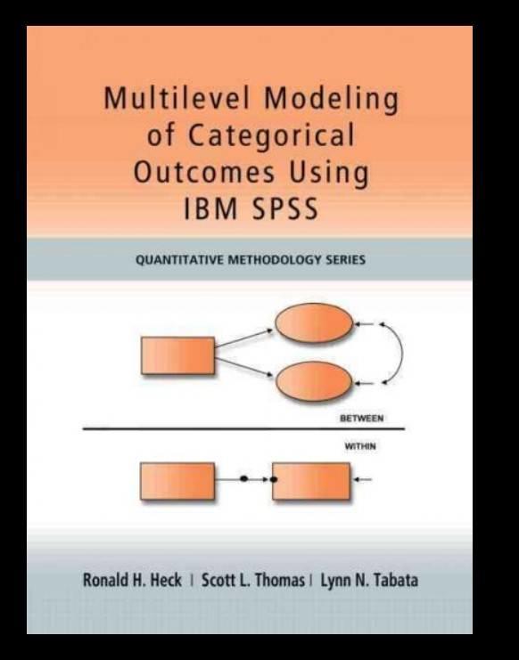 Multilevel modeling of categorical outcomes using IBM SPSS
