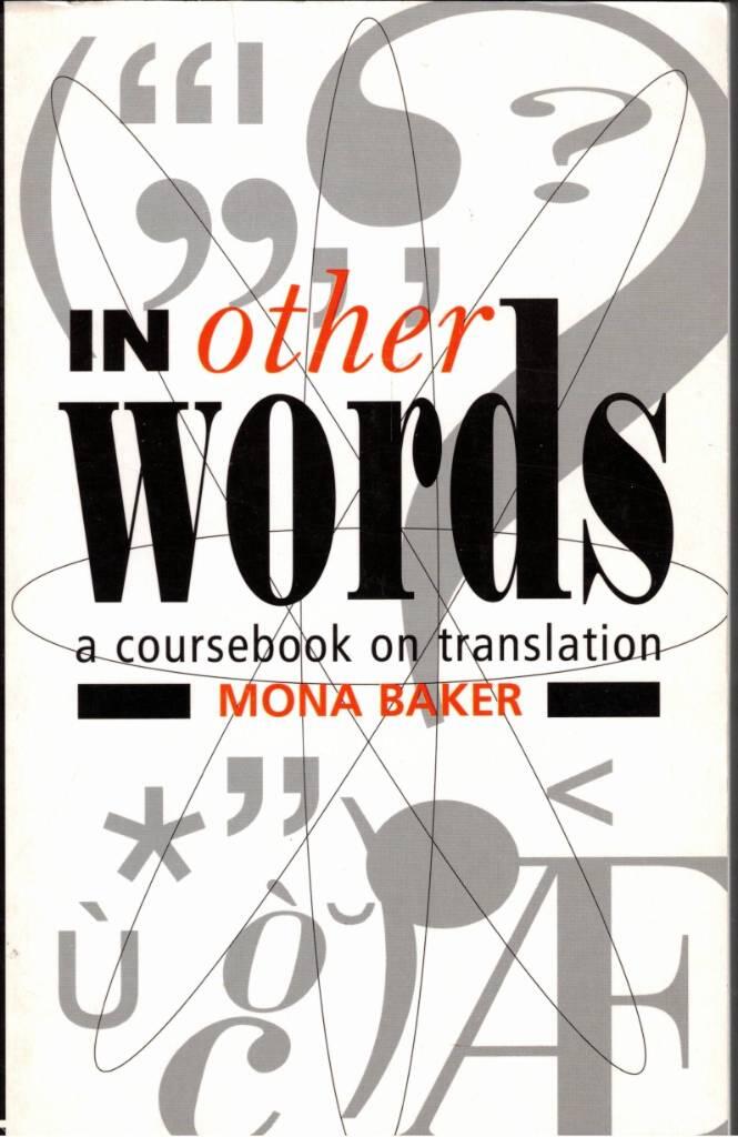 In other words - a coursebook on translation