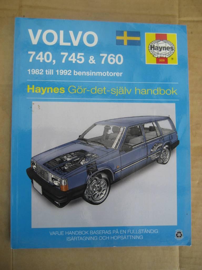 Volvo 740, 745 and 760 (1982 - 1992) Haynes Repair Manual (svenske utgava