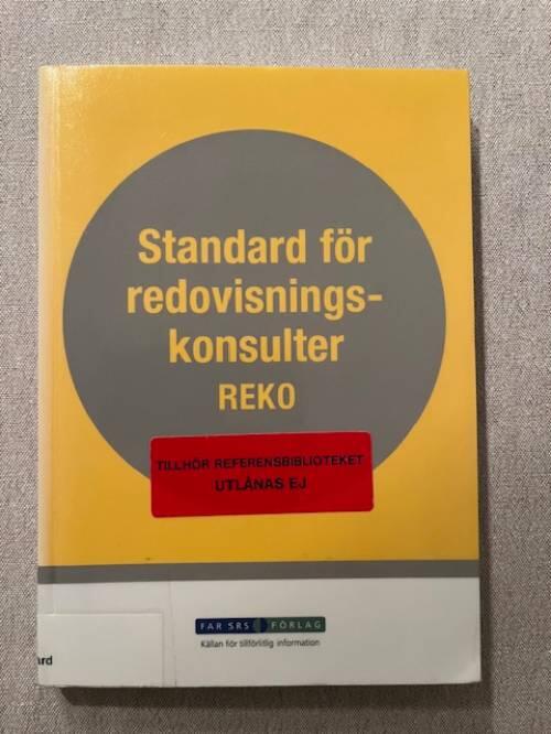 Standard f&ouml;r redovisningskonsulter REKO