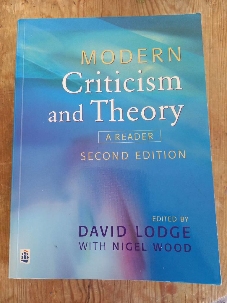 Modern criticism and theory - a reader
