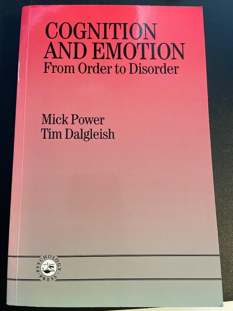 Cognition and emotion : from order to disorder