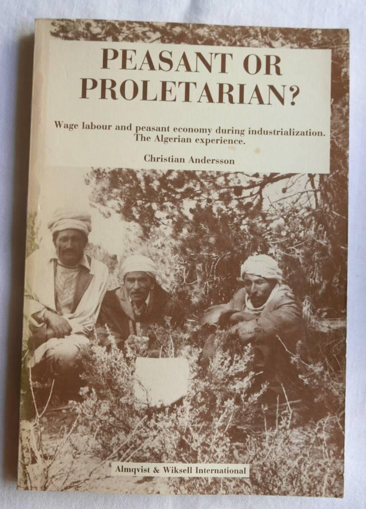 Peasant or proletarian? : wage labour and peasant economy during industrialization : the Algerian experience