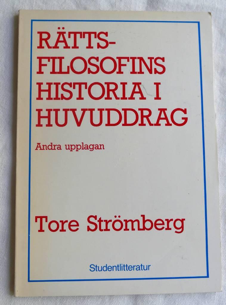R&auml;ttsfilosofins historia i huvuddrag