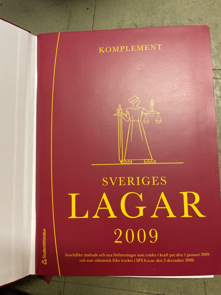 Sveriges Lagar 2009