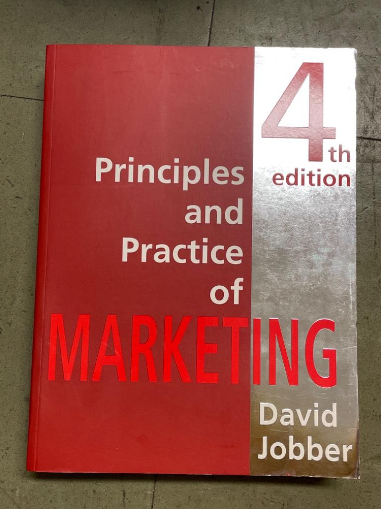 Principles and Practices of Marketing