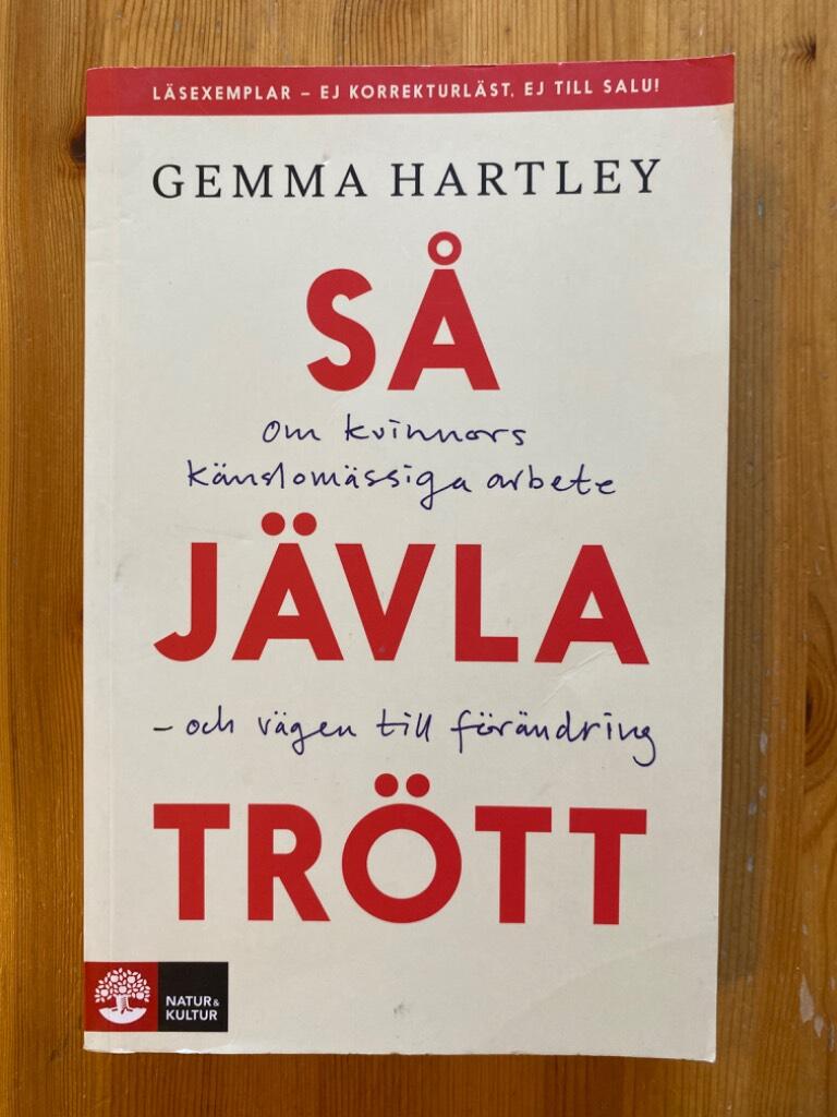 S&aring; j&auml;vla tr&ouml;tt - om kvinnors k&auml;nslom&auml;ssiga arbete &ndash; och v&auml;gen till f&ouml;r&auml;ndring