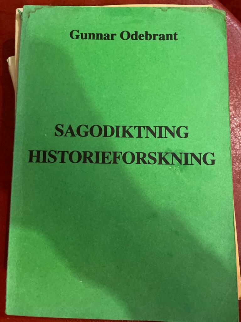 Sagodiktning, historieforskning