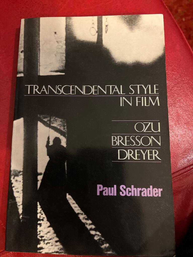 Transcendental style in film - Ozu, Bresson & Dreyer