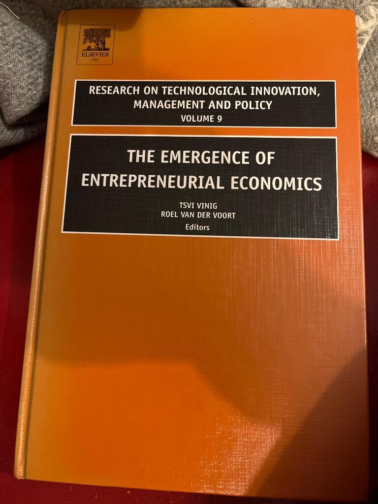 The emergence of entrepreneurial economics