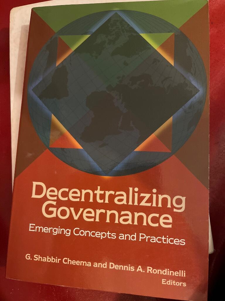Decentralizing governance - emerging concepts and practices