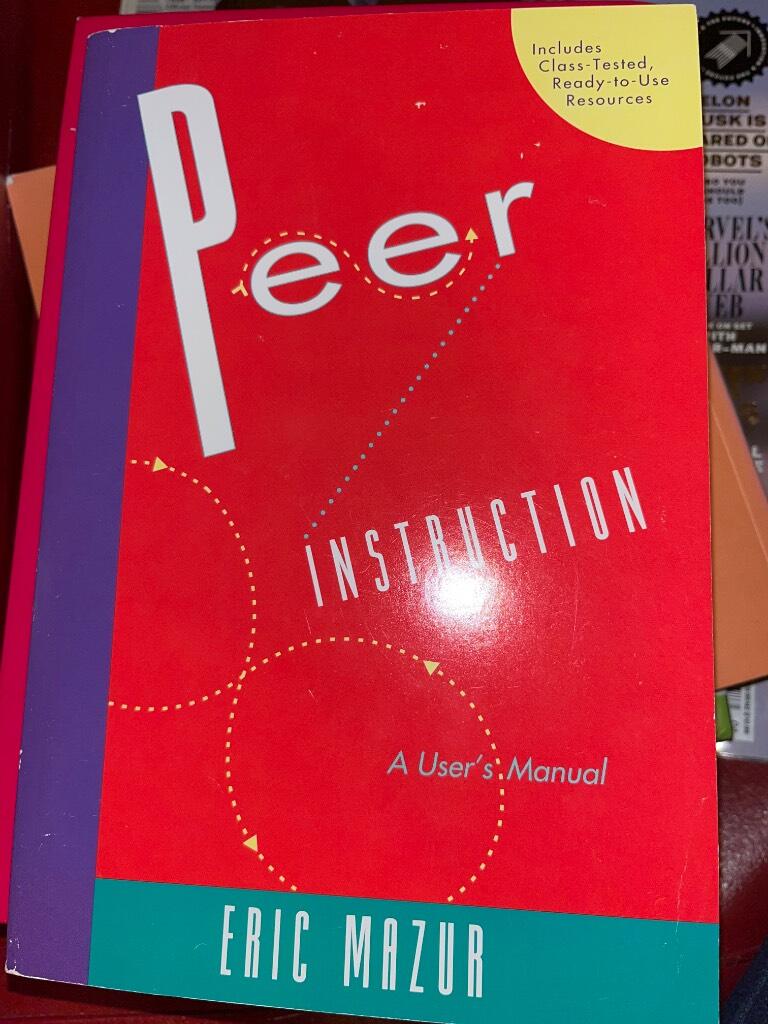 Peer instruction - a user's manual