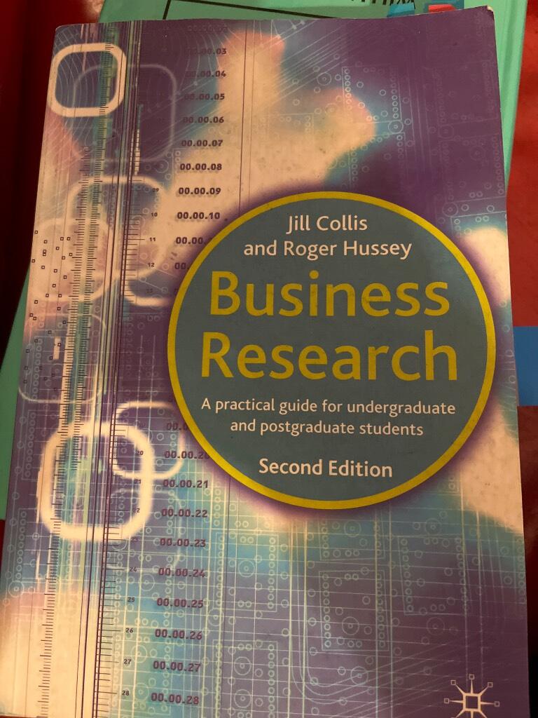 Business research - a practical guide for undergraduate and postgraduate students