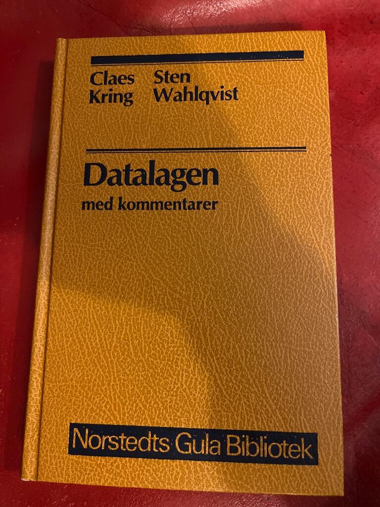 Datalagen : med kommentarer