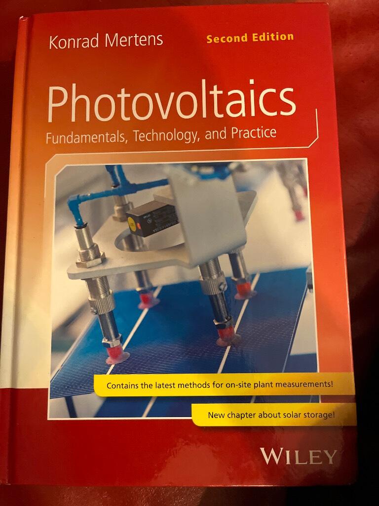 Photovoltaics - fundamentals, technology, and practice