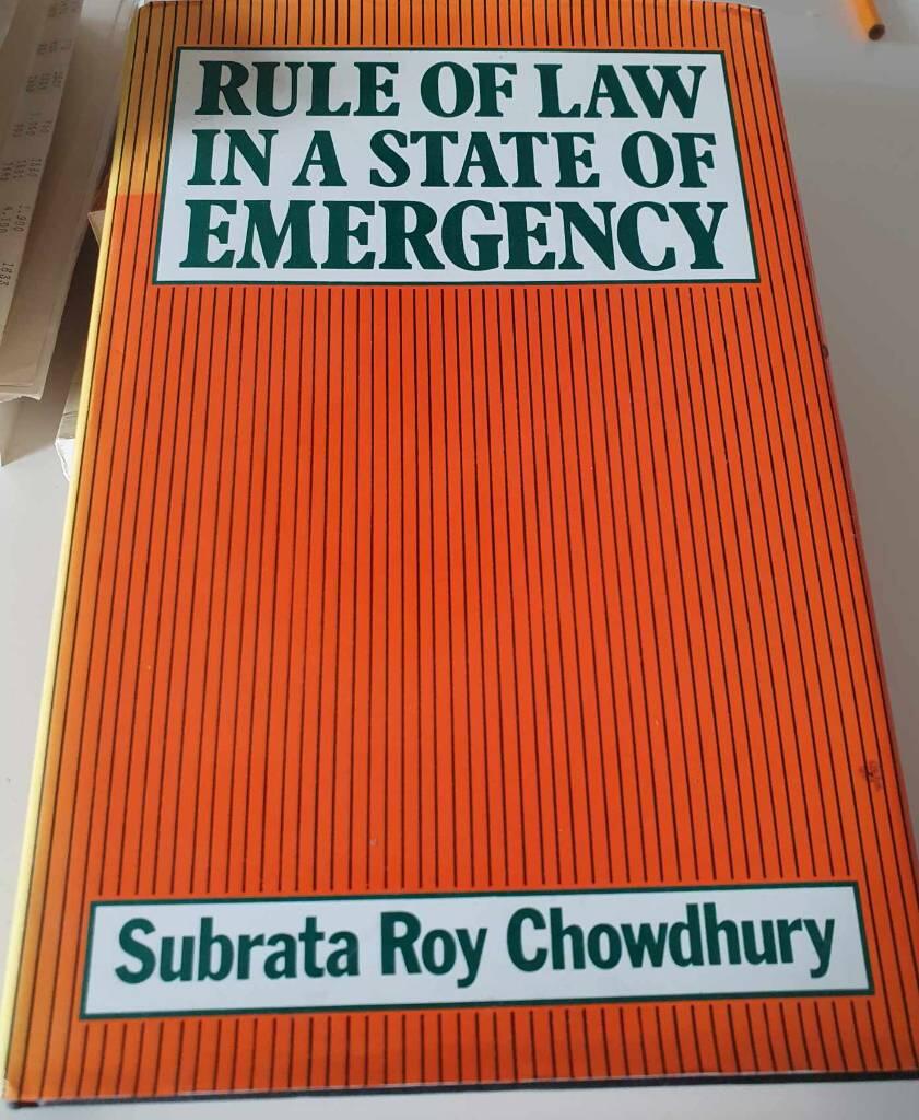 Rule of law in a state of emergency - the Paris minimum standards of human rights norms in a state of emergency