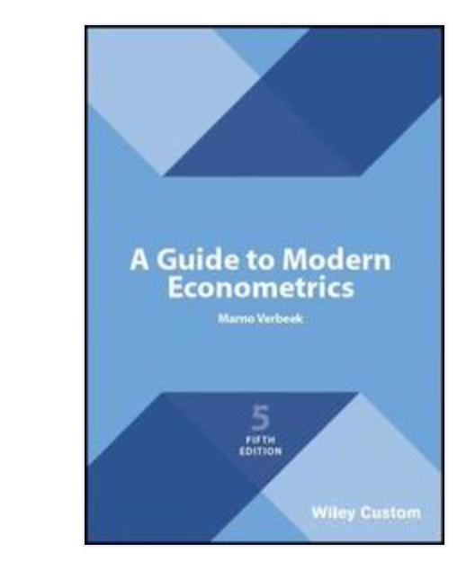 A Guide to Modern Econometrics 5th Edition
