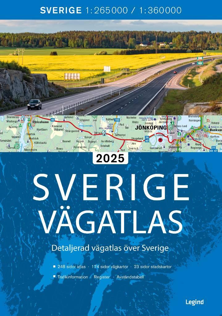 Sverige v&auml;gatlas 2025