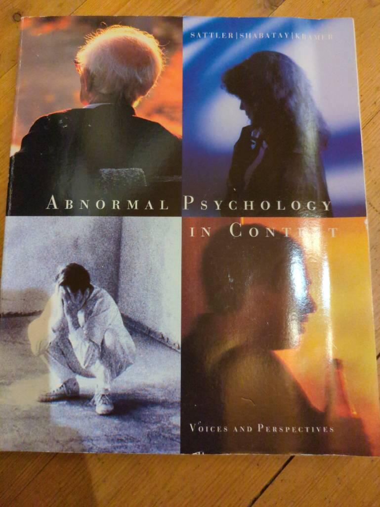Abnormal Psych in Context