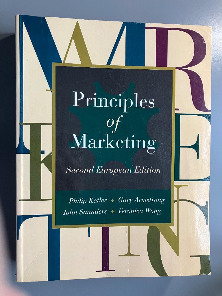 Principles of marketing : European edition