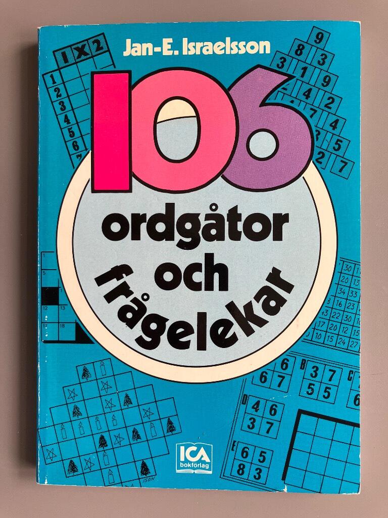 106 ordg&aring;tor och fr&aring;gelekar