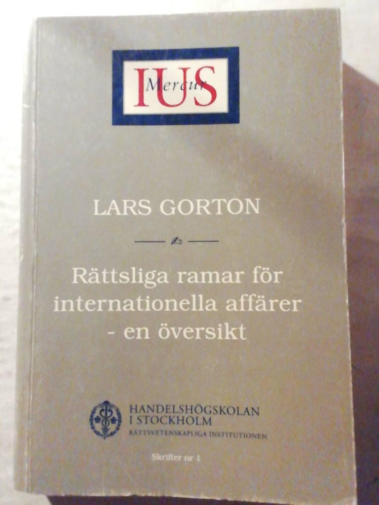 R&auml;ttsliga ramar f&ouml;r internationella aff&auml;rer : en &ouml;versikt