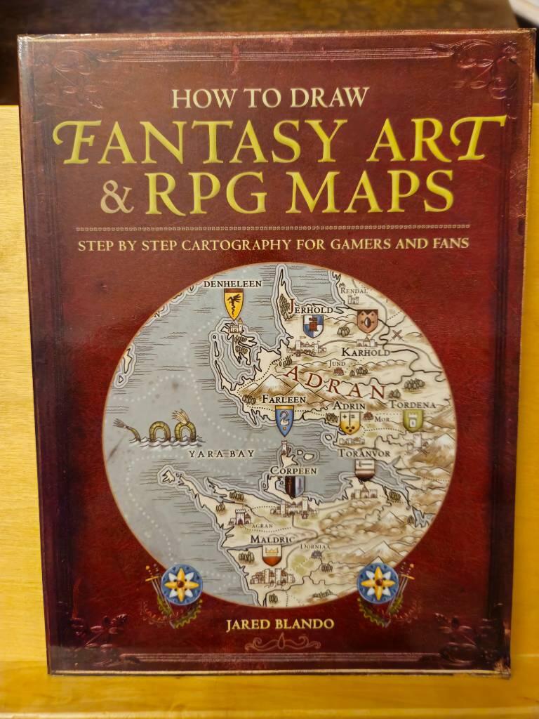How to draw fantasy art and RPG maps - step-by-step cartography for gamers and fans