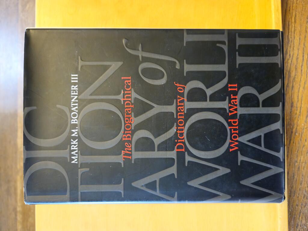 The biographical dictionary of World War II