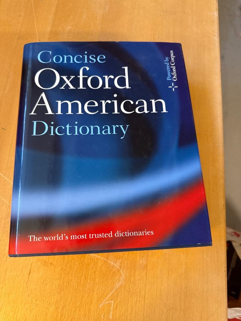 Concise Oxford American dictionary