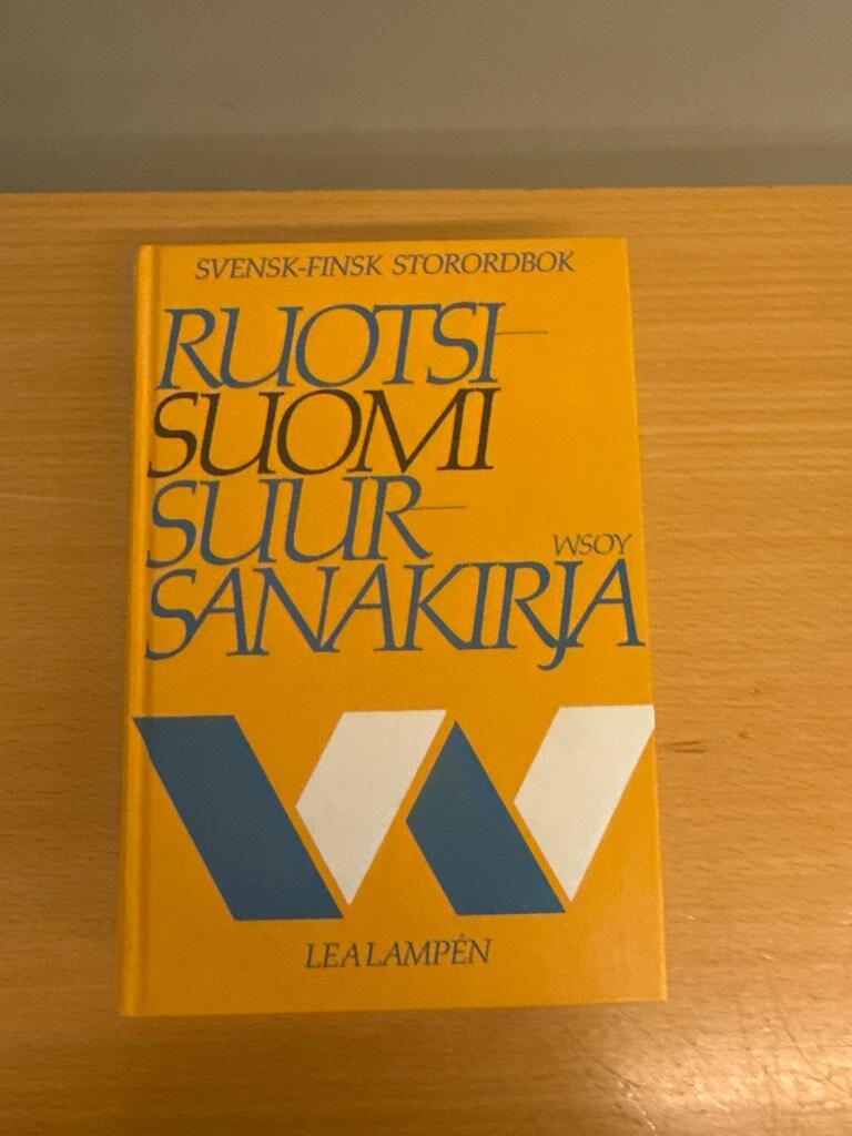 Ruotsi-suomi suursanakirja : Svensk-finsk storordbok