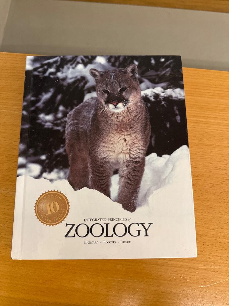 Integrated principles of zoology