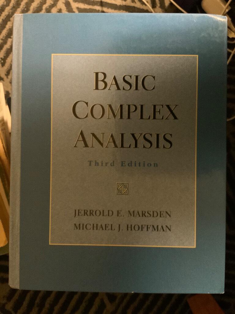 Basic complex analysis