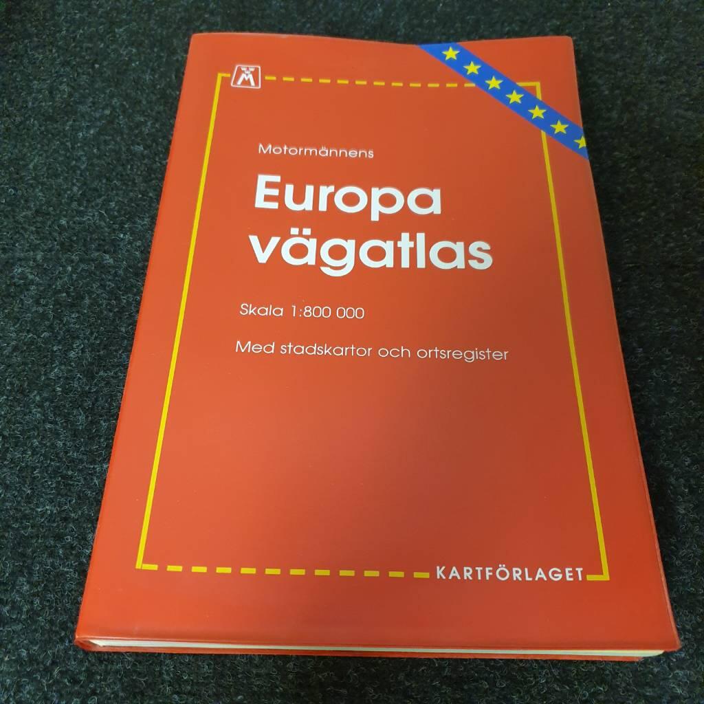 Europa vägatlas [Kartografiskt material]