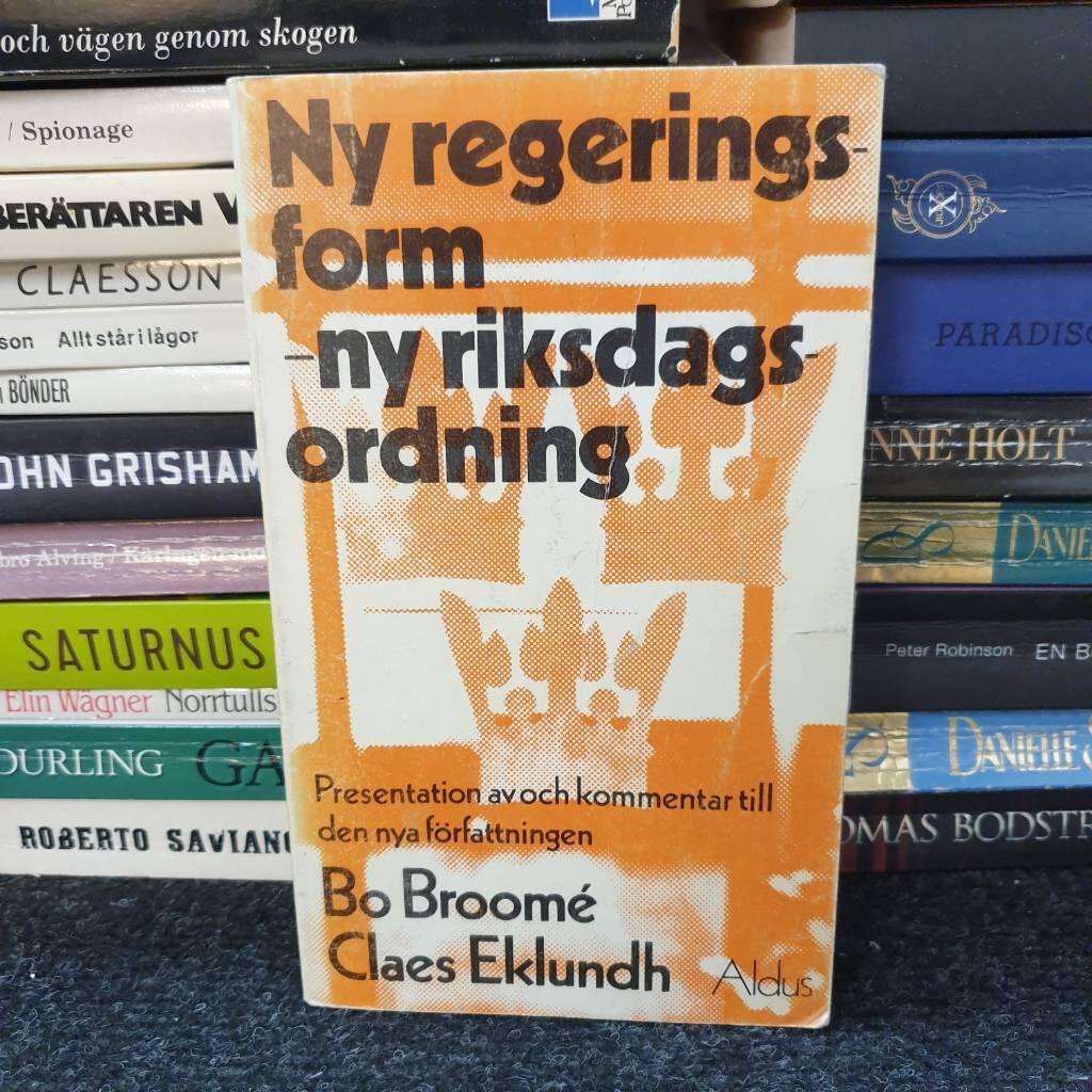 Ny regeringsform - ny riksdagsordning