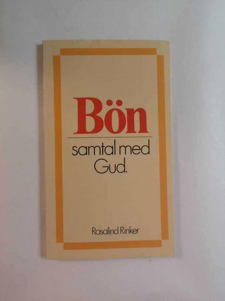B&ouml;n - samtal med Gud