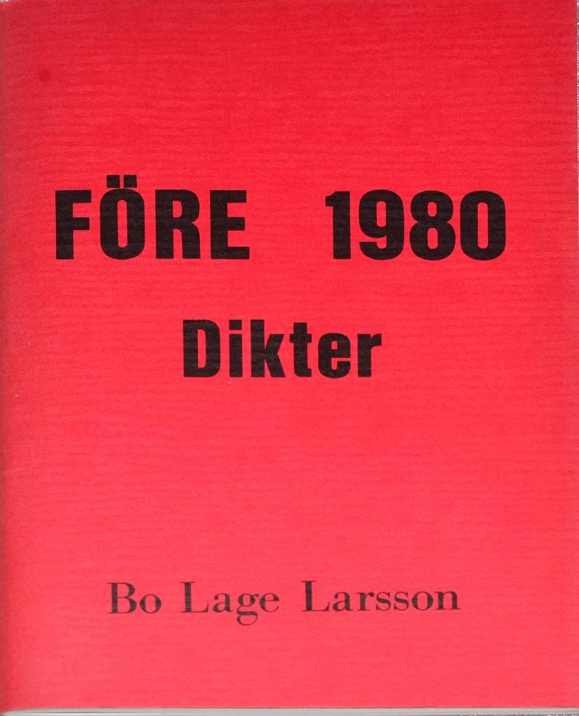F&ouml;re 1980 : dikter
