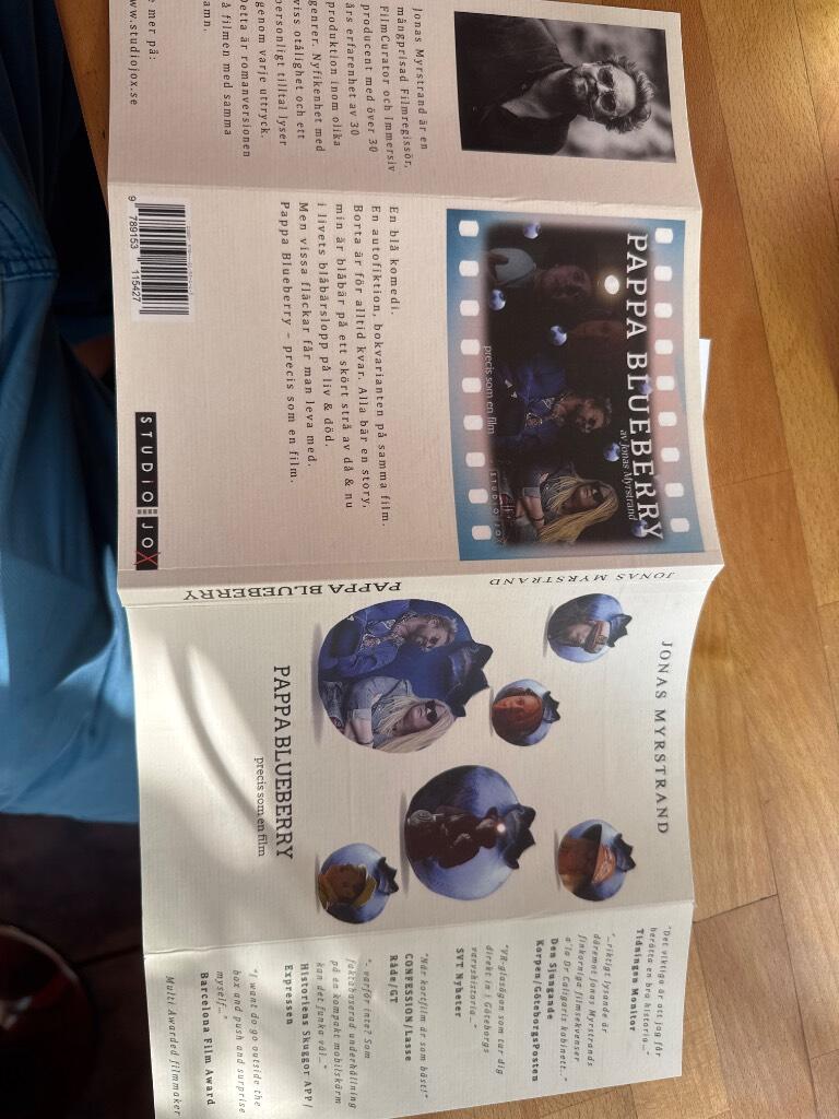 Pappa blueberry - precis som en film