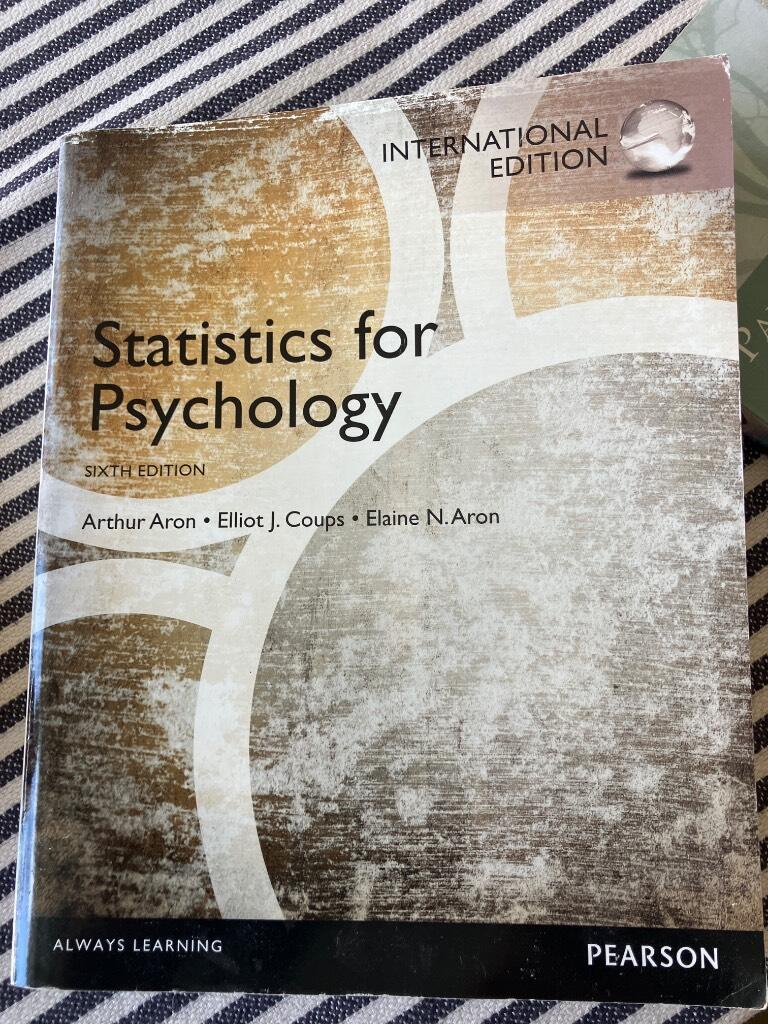 Statistics for psychology