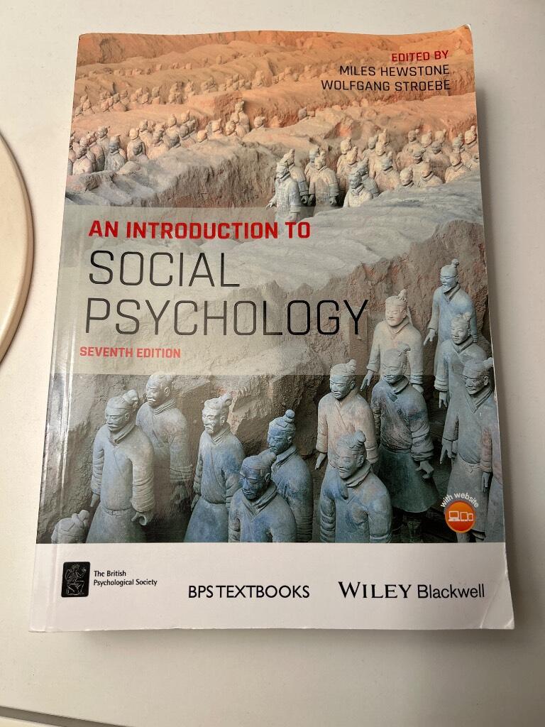 An introduction to social psychology