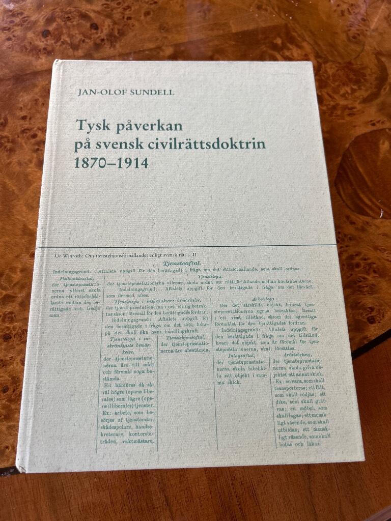 Tysk p&aring;verkan p&aring; svensk civilr&auml;ttsdoktrin 1870-1914