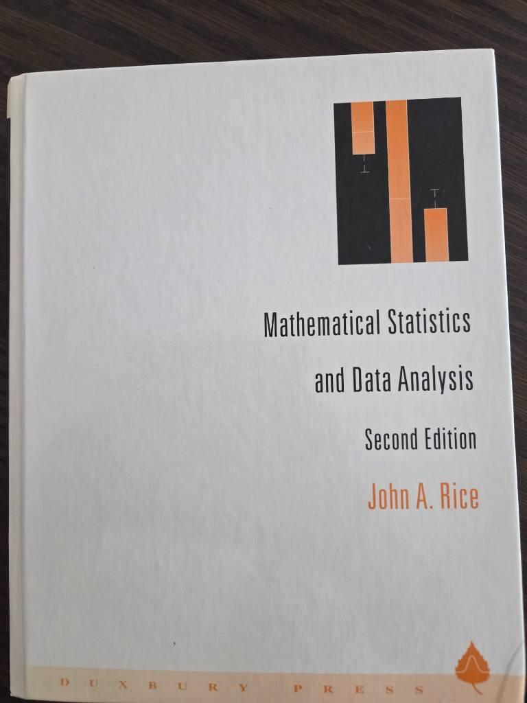 Mathematical Statistics and Data Analysis